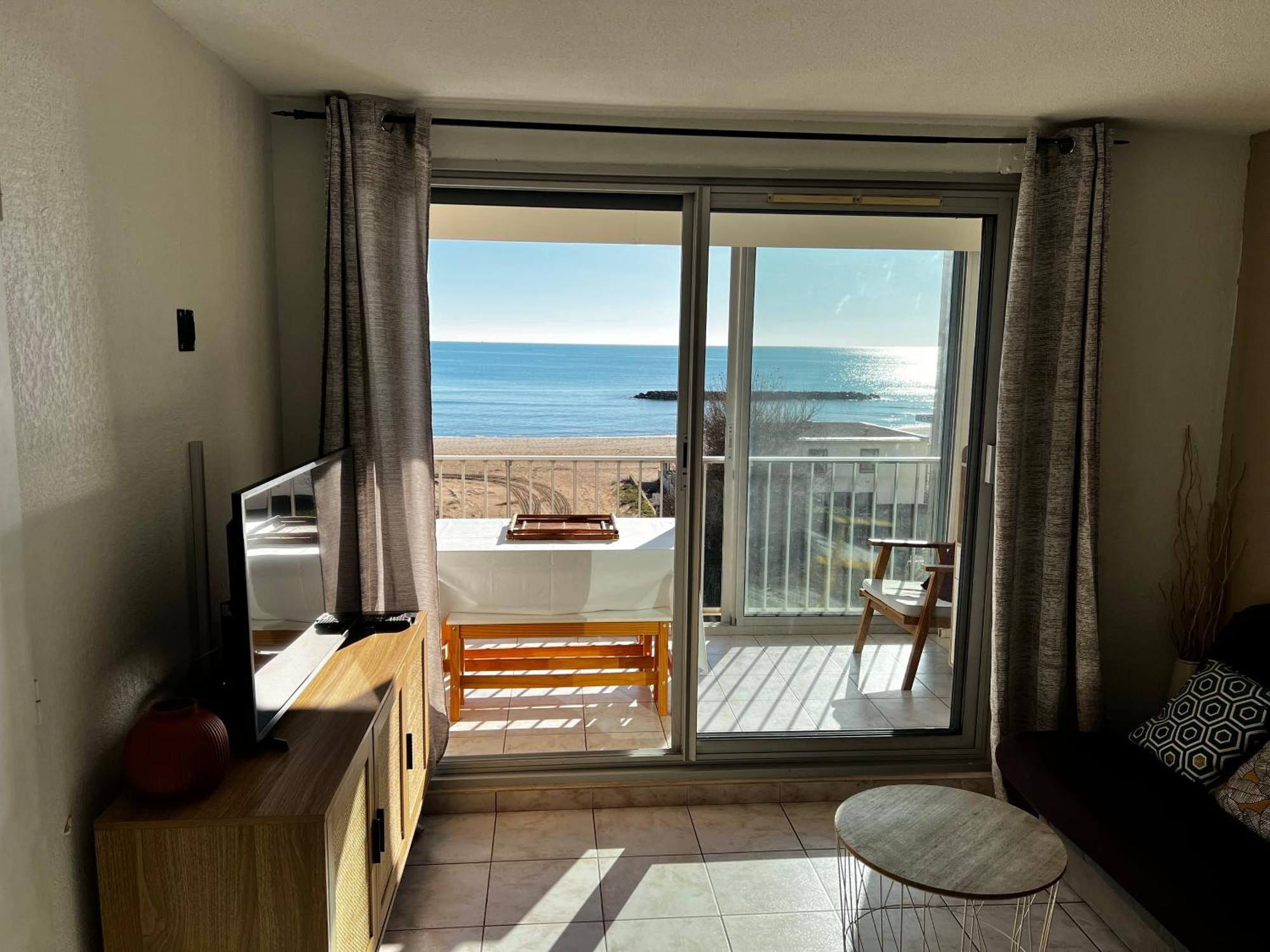 Appartement Vue Mer Valras Plage Bagian luar foto