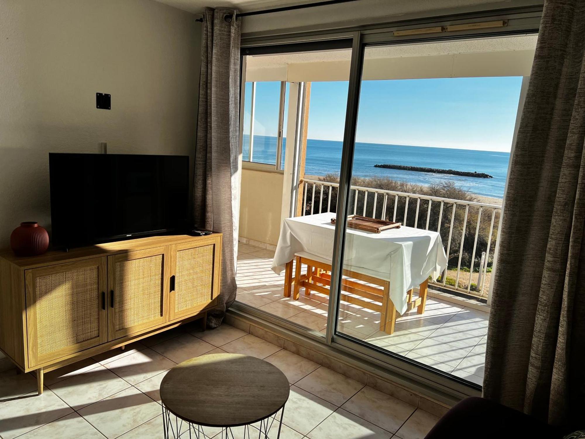 Appartement Vue Mer Valras Plage Bagian luar foto