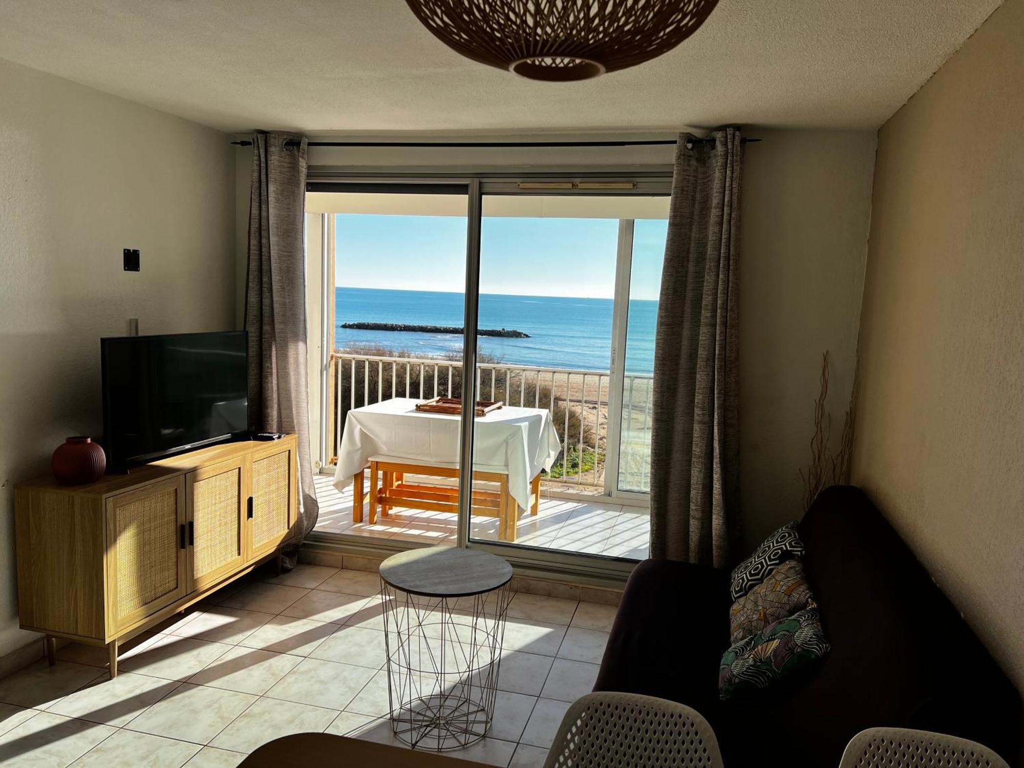Appartement Vue Mer Valras Plage Bagian luar foto